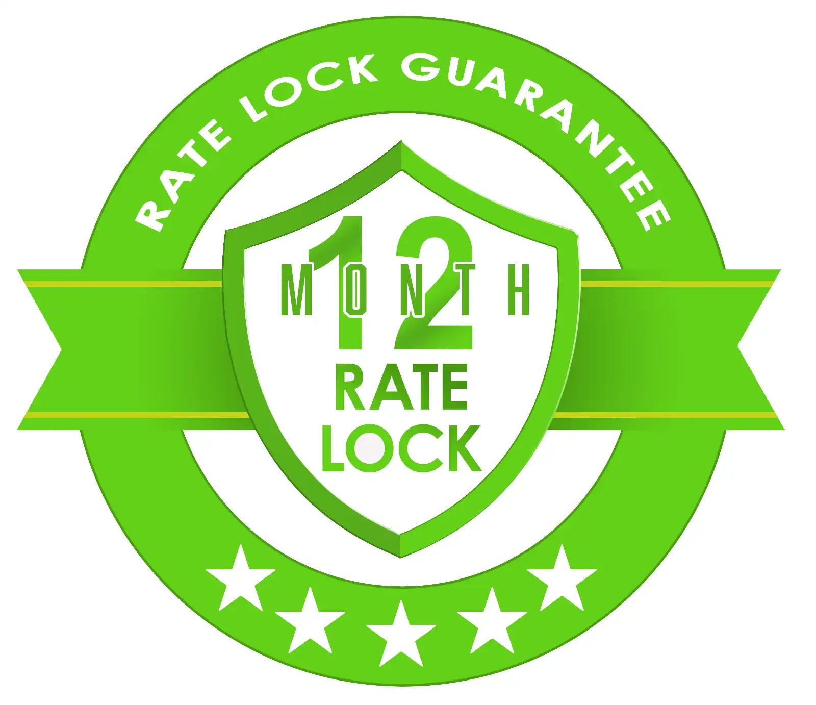 12 Month Rate Lock Guarantee Badge
